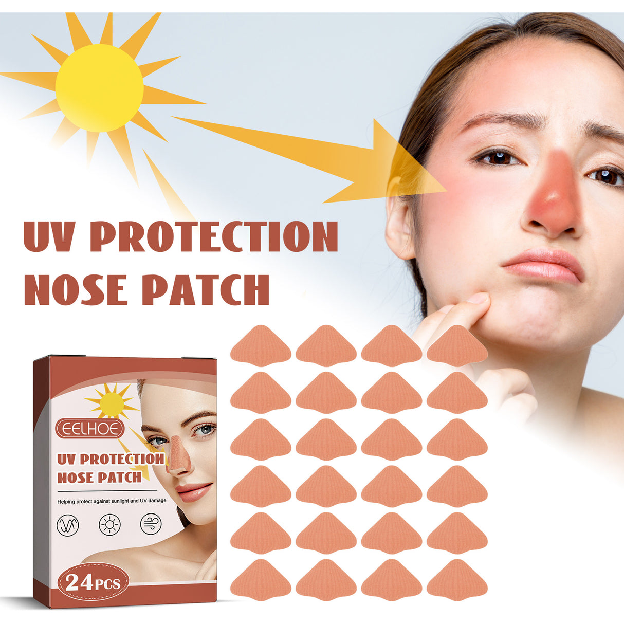 Protective Nose Patch Breathable, Comfortable And Refreshing Outdoors In Summer Protects Skin Against Uv Rays - V.I.P Digital Presence