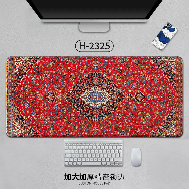 Large Persian Mouse Pad Office Carpet MousePad Natural Rubber Lockedge Anti Slip Desk Mat Laptop Office Game Accessories Pad - V.I.P Digital Presence
