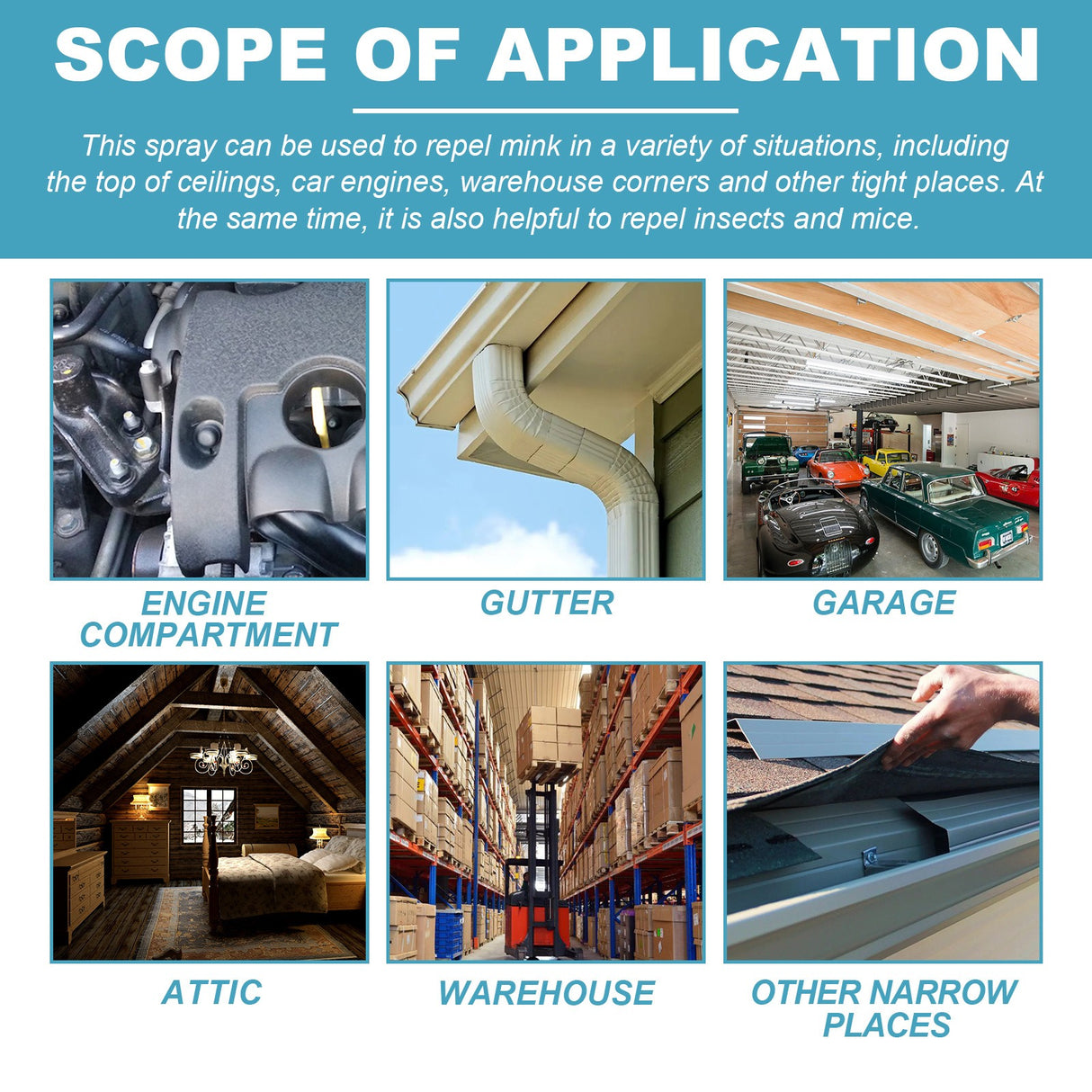 Yegbong Wild Animals Repellent Plant Formula Animal Repeller Outdoor Insect Marten Mouse Repellent - V.I.P Digital Presence