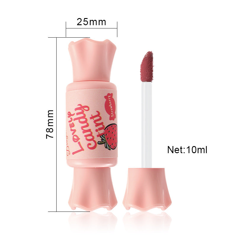 Dragonranee Mirror Pink Candy Lip Glaze Female Student Models Cute Waterproof Lipstick Dyed Lip Liquid - V.I.P Digital Presence