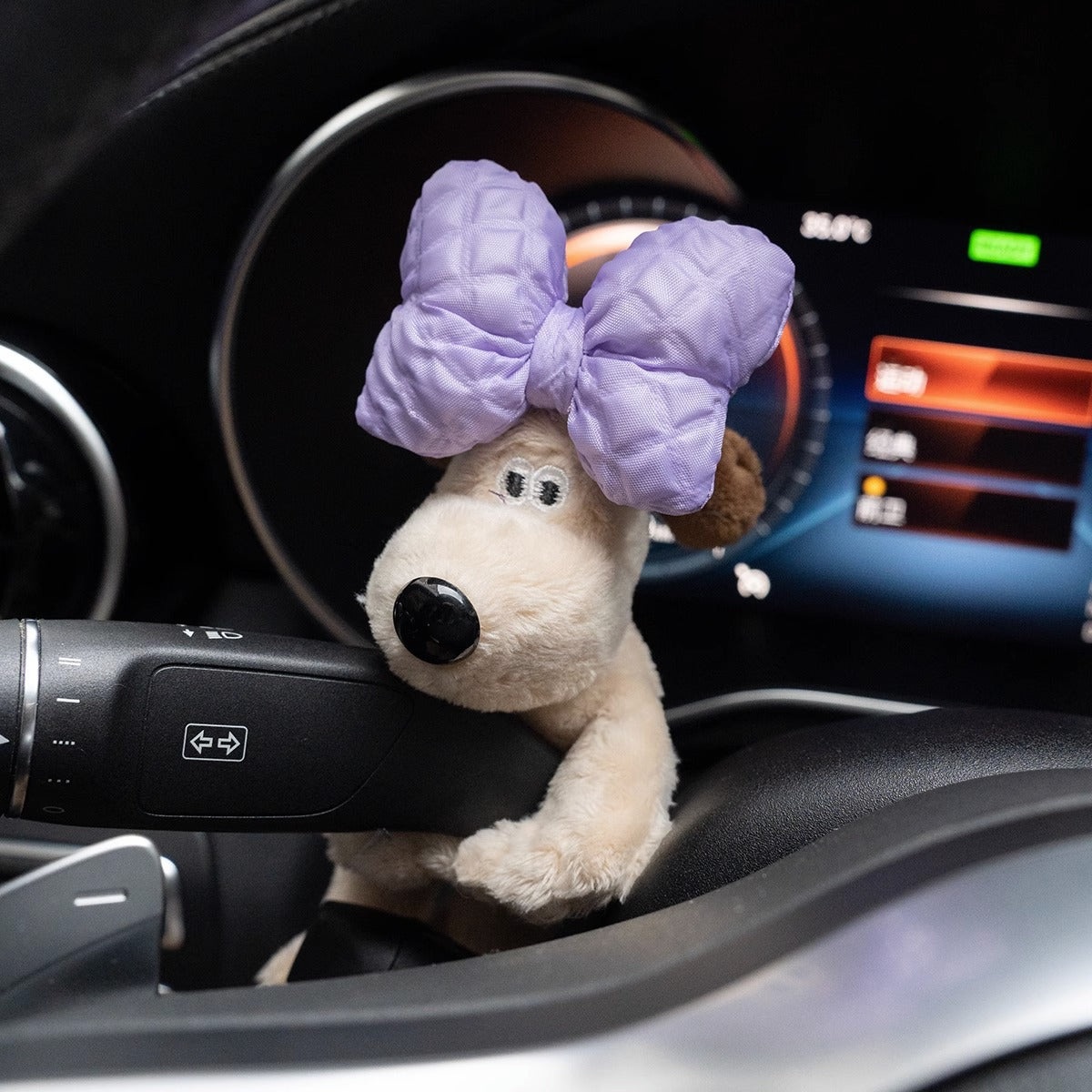 Car small ornaments cute head dog plush doll sentimental car interior decoration supplies - V.I.P Digital Presence