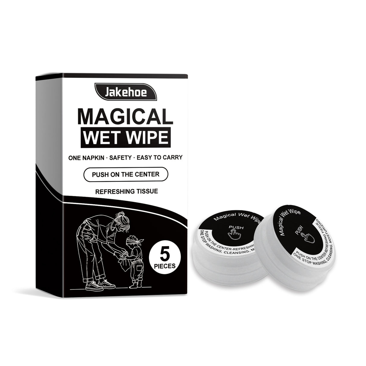 Press Cleaning Wipes Household Multi-Purpose Cleaning Daily Easy-To-Carry Decontamination Cleaning Wipes - V.I.P Digital Presence