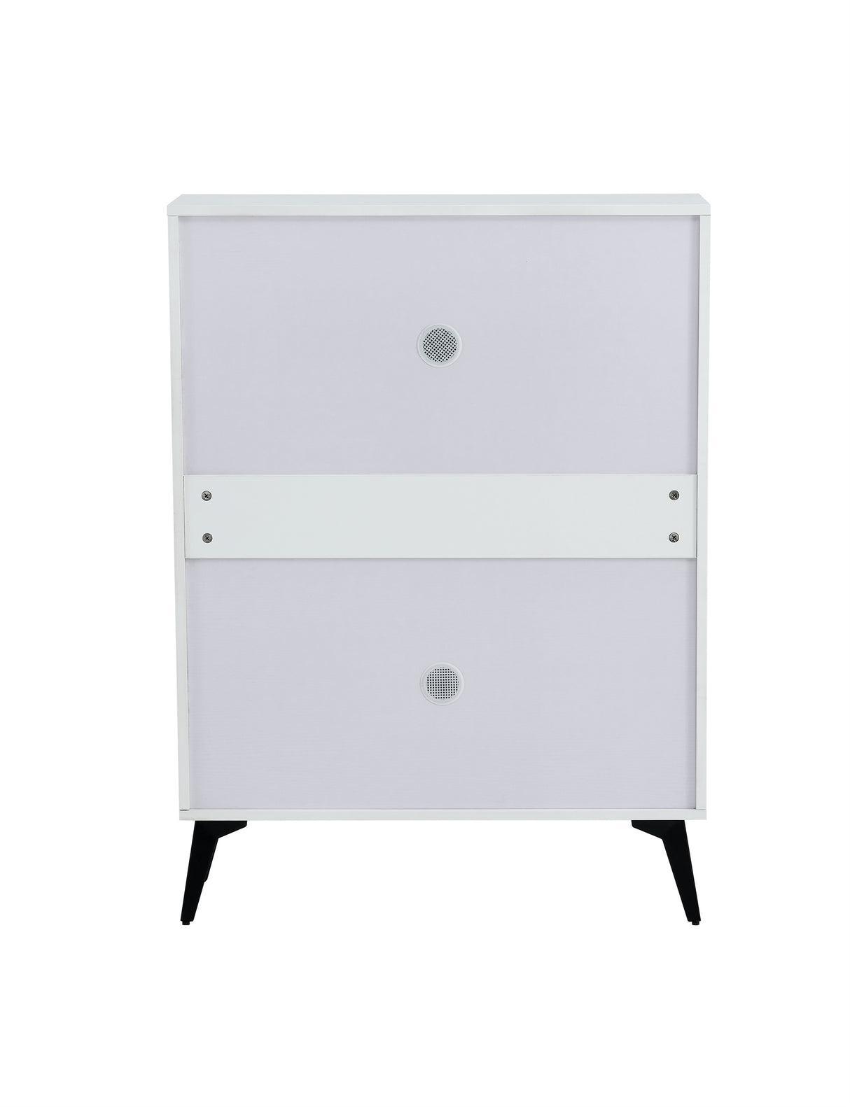 Shoe Cabinet , Shoe storage shelves, metal leg, White - V.I.P Digital Presence