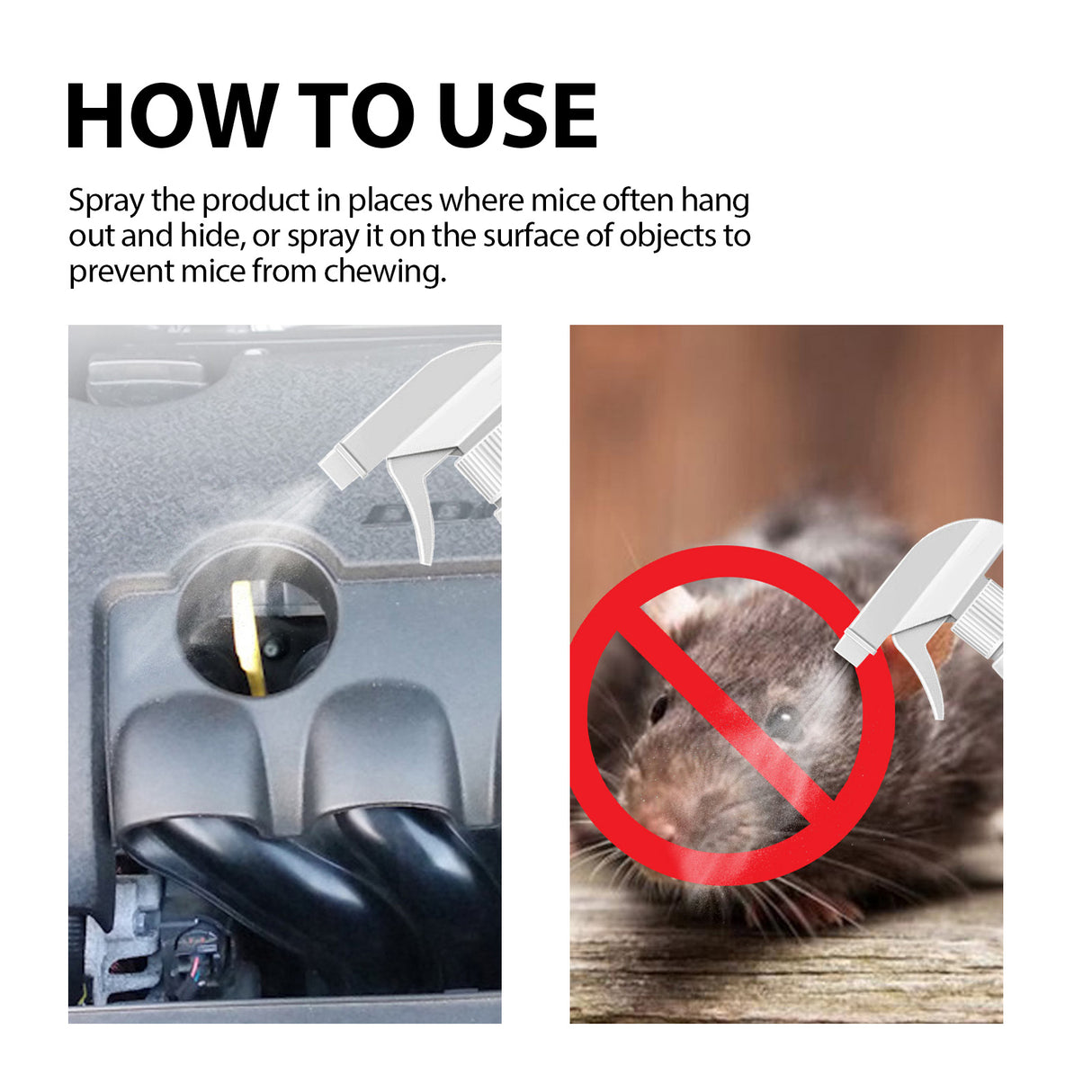 Mouse Repellent Spray, Household Gardening Rat-Repellent Rat-Repellent Solution Cockroach Repellent Mosquito Repellent Spray - V.I.P Digital Presence