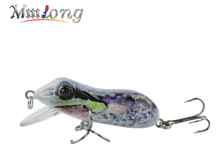 Mmlong 6.3cm Hard Frog Fishing lures Floating Minnow MR03-S Artifical Baits Wobbler Crank Bait Pesca