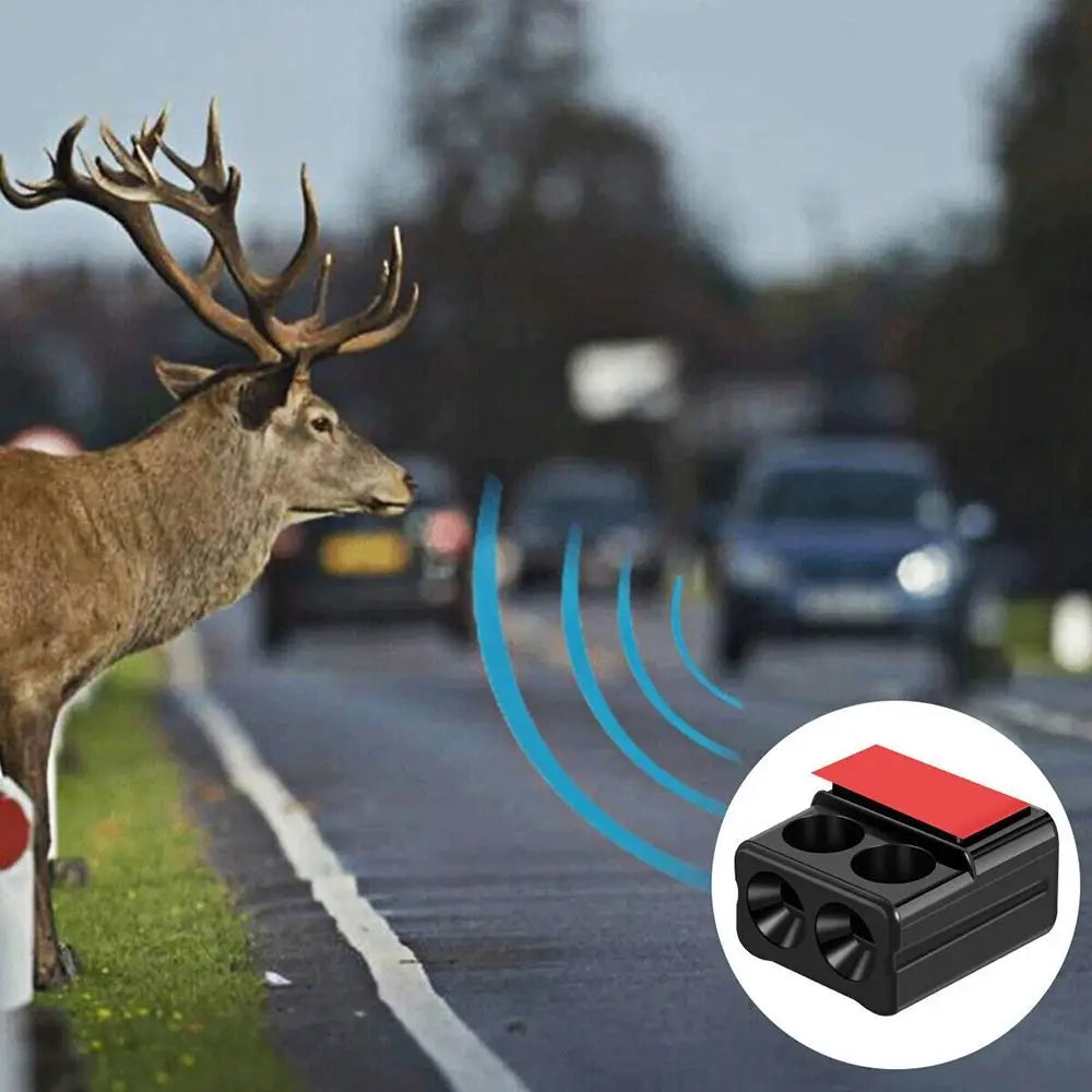 Collisions Fits All Vehicles Forest Driving Ultrasonic Car Alert Device Animal Repeller Sound Alarm Car Deer Whistle - V.I.P Digital Presence