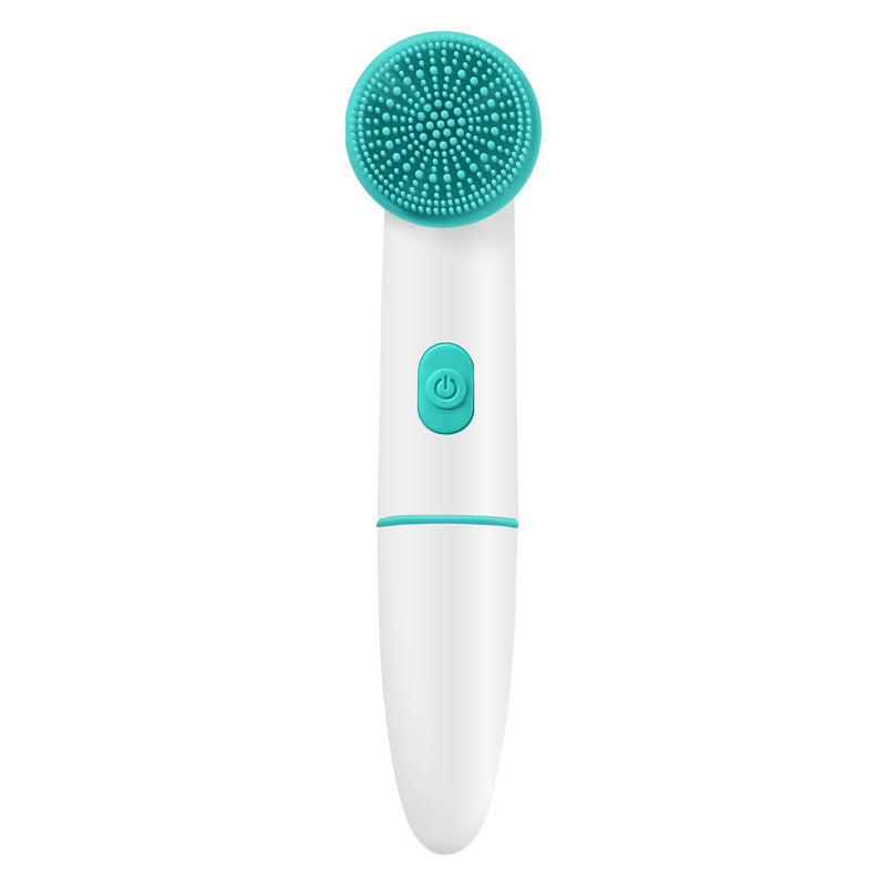 2-Speed 2-In-1 Silicone Facial Cleanser Sonic Vibration Face Wash Brush Electric Face Wash Pore Cleanser - V.I.P Digital Presence