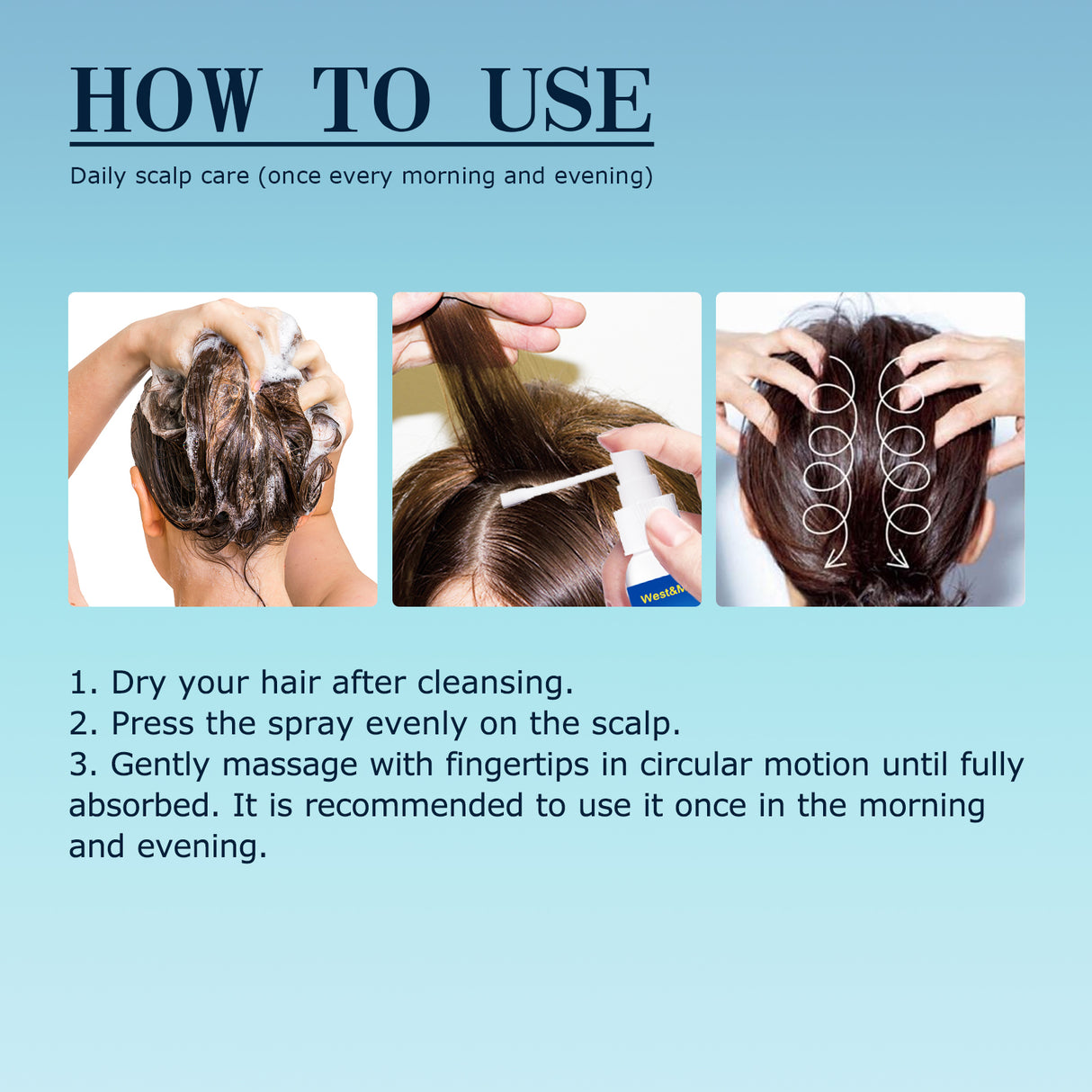 Scalp Treatment Essence Spray, Hair Care And Repair Damaged Hair Follicle Hair Root Treatment Spray - V.I.P Digital Presence