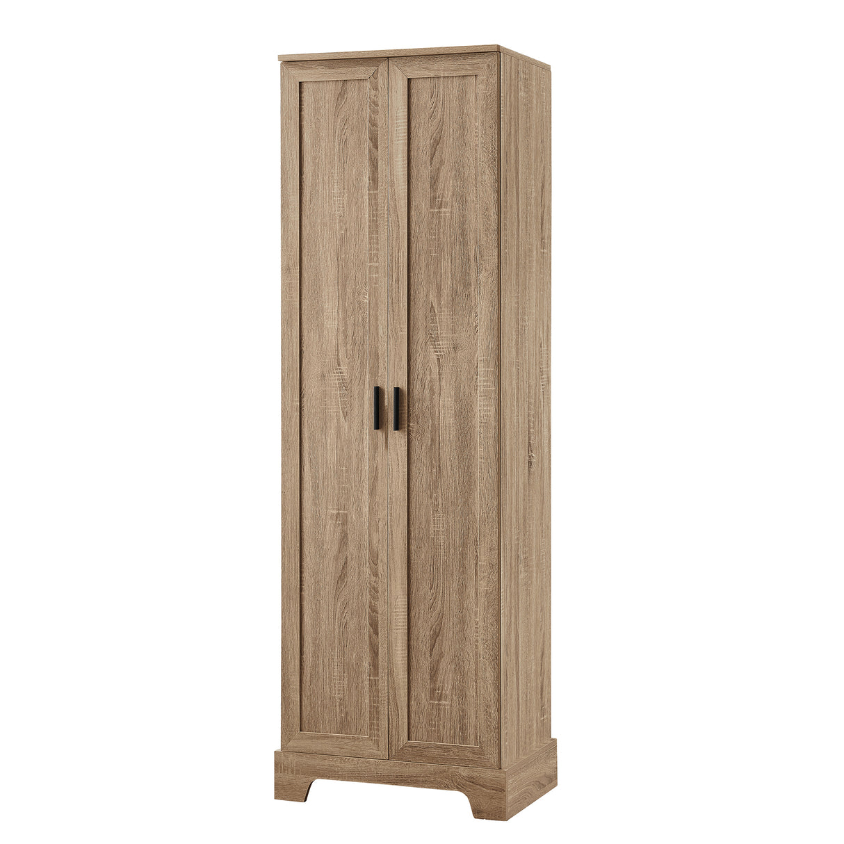 Storage Cabinet with Two Doors for Bathroom, Office, Adjustable Shelf, MDF Board, Brown - V.I.P Digital Presence