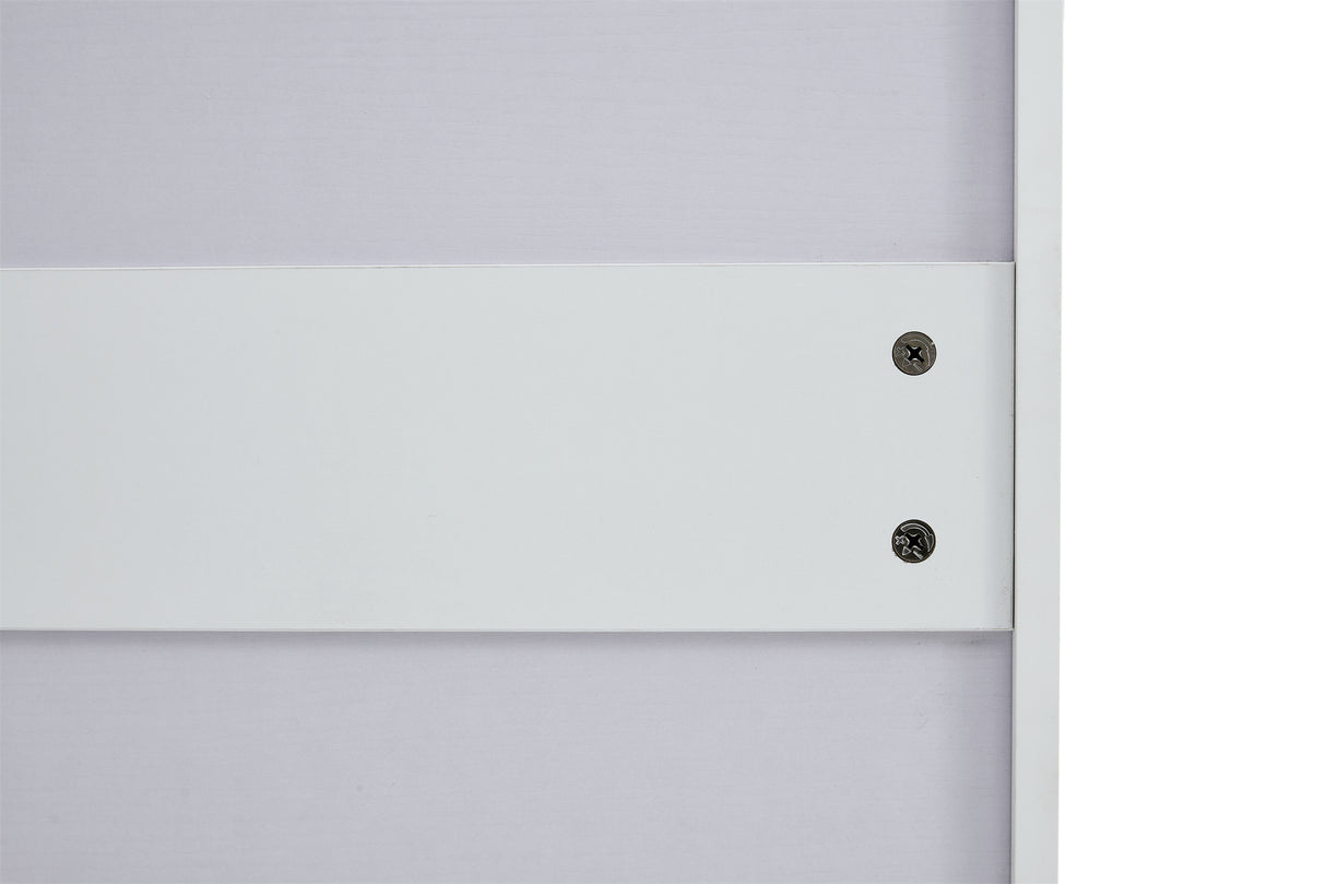 Shoe Cabinet , Shoe storage shelves, metal leg, White - V.I.P Digital Presence