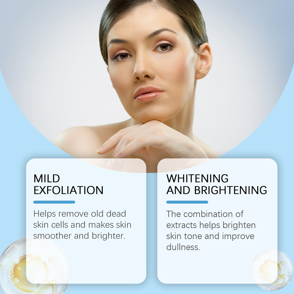 Exfoliating Essence, Effective In Softening Dead Skin, Brightening And Repairing Skin Smooth And Delicate Essence