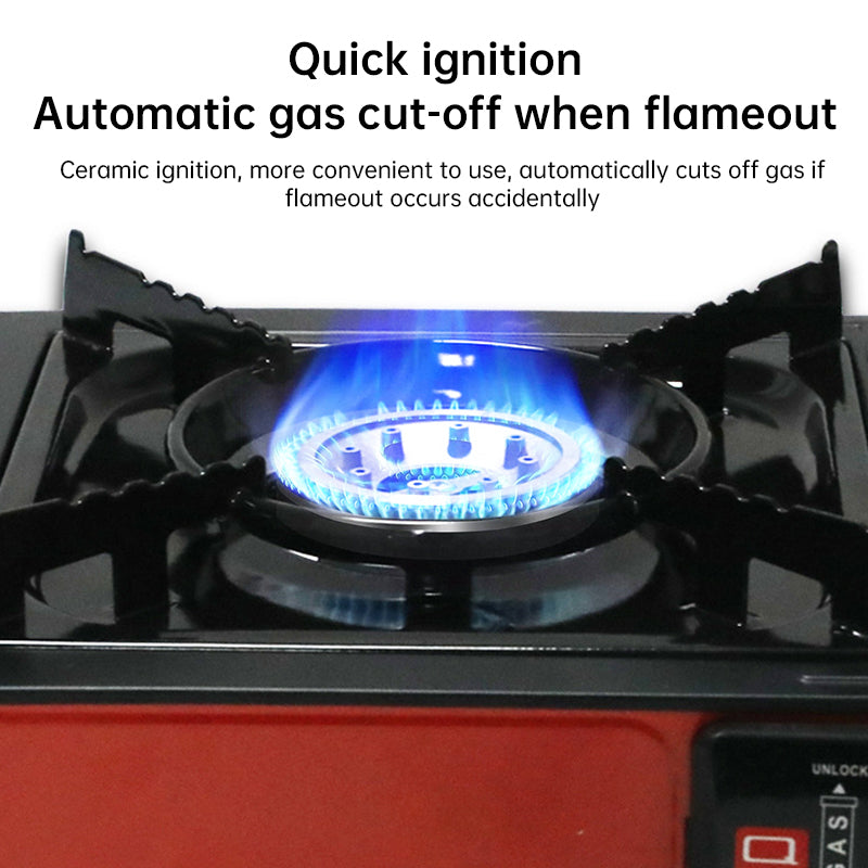 Single - burner Butane Camping Stove, windproof, adjustable, portable - V.I.P Digital Presence