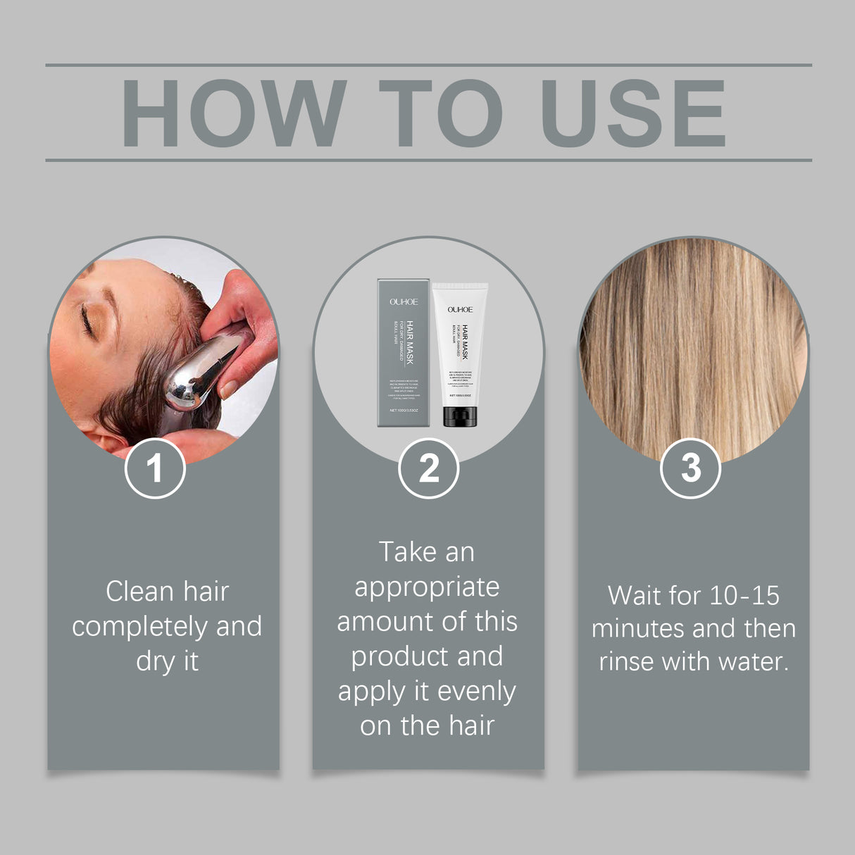 Repair Hair Mask Repair Hair Moisturizing Hair Clean Scalp Natural Fluffy Soft Gloss Hair Mask - V.I.P Digital Presence