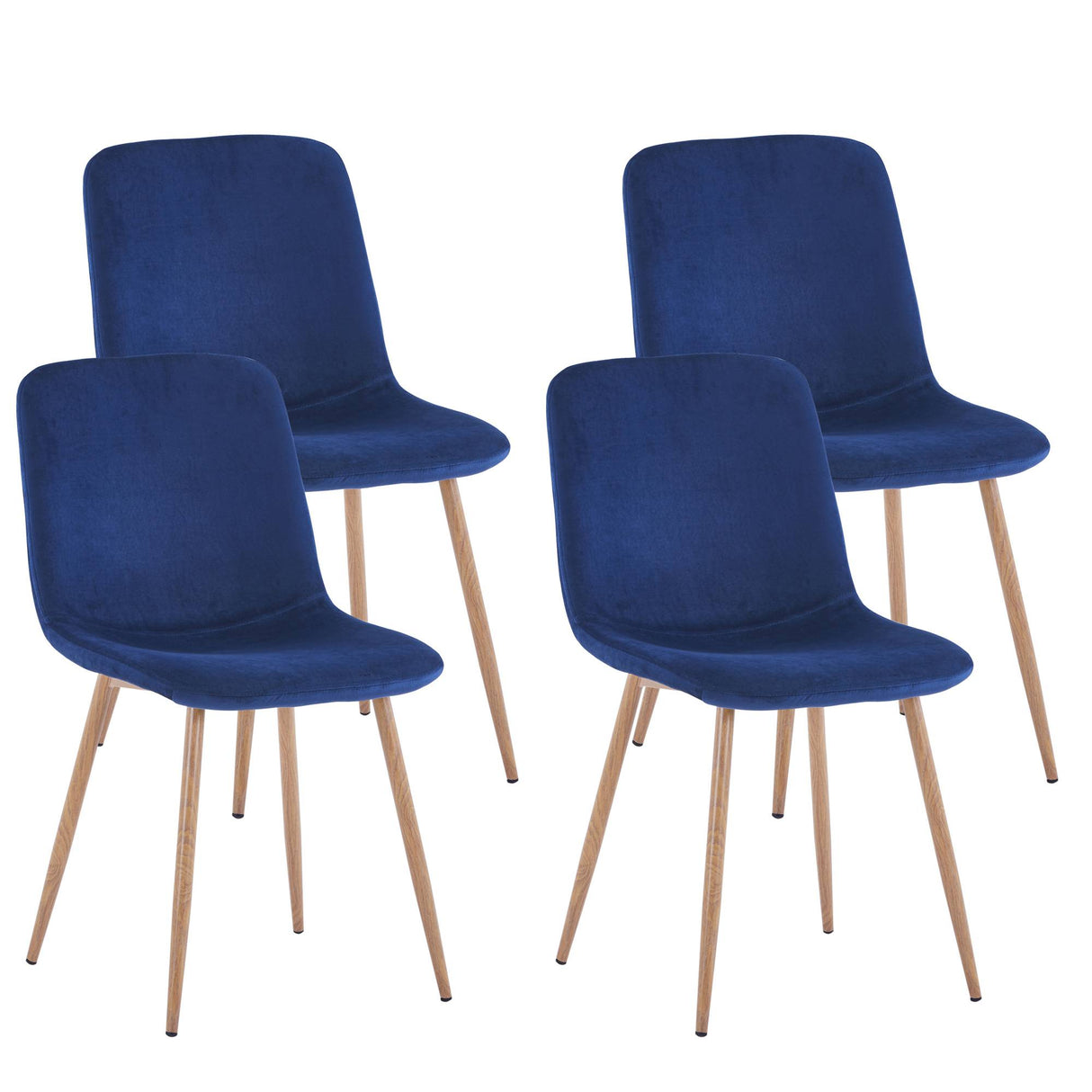 Dining Chair 4PCS(BLUE)Modern style New technology Suitable for restaurants cafes taverns