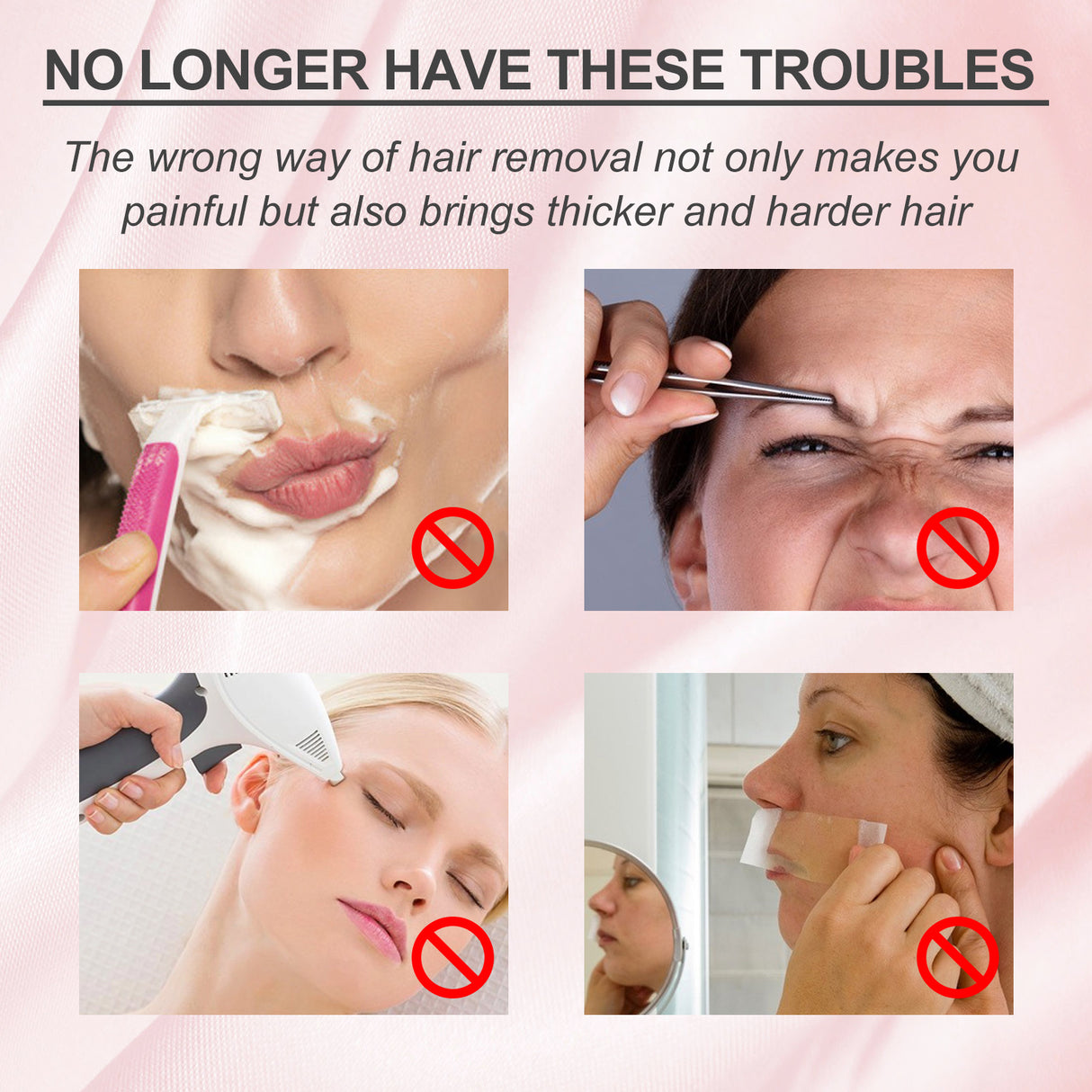 Ouhoe Peach Hair Removal Cream Gentle Non-Irritant Cleaning Ladies Facial Lip Hair Quick Hair Removal Cream - V.I.P Digital Presence