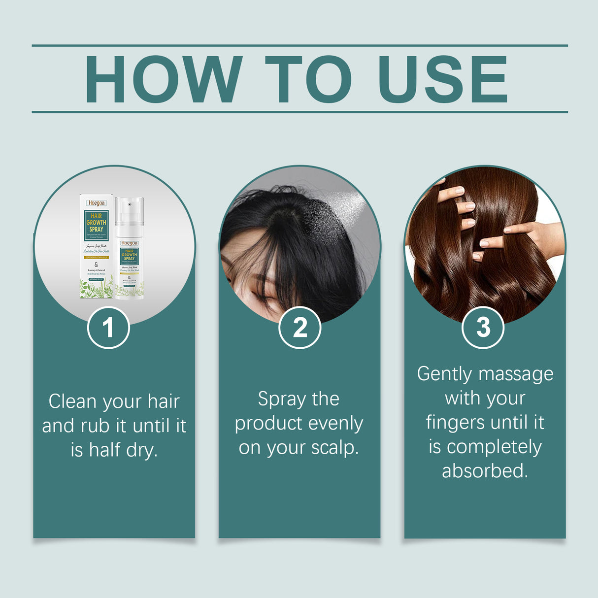 Hair Care Spray Moisturizes Hair, Strengthens Hair And Scalp, Massages And Nourishes Root Care Spray - V.I.P Digital Presence