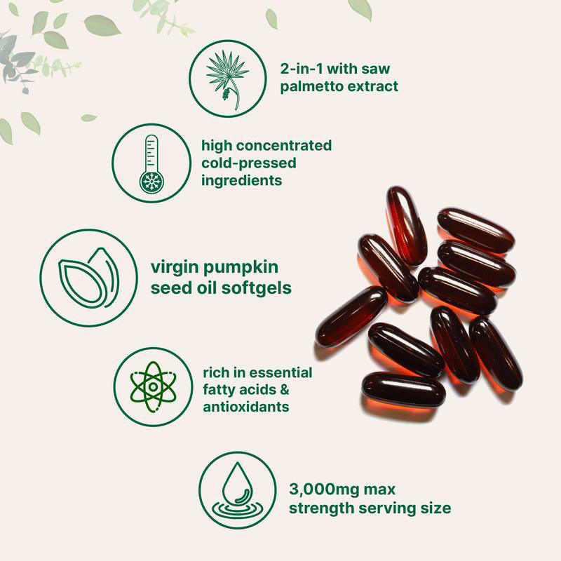 Pumpkin Seed Oil Extract Soft Capsules - V.I.P Digital Presence