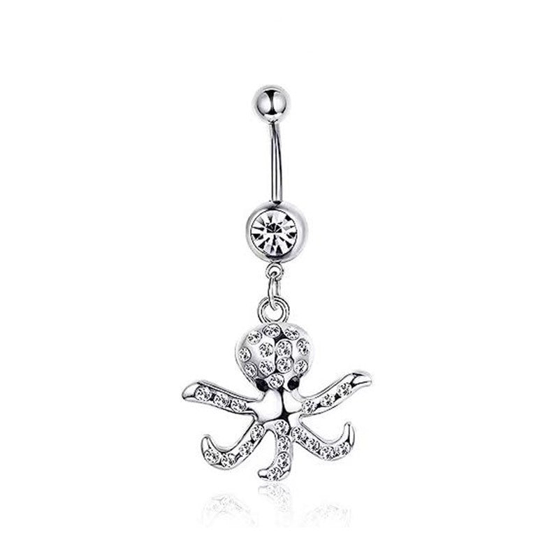 Navel Ring Creative Bat Bee Navel Buckle Navel Ring Body Piercing Jewelry - V.I.P Digital Presence