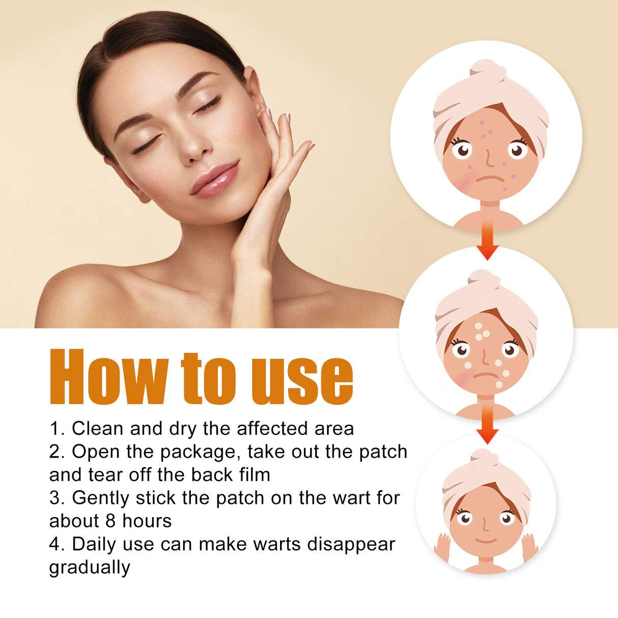 Mole Label Repair Patch, Repair Neck Flesh Grain Filamentary Wart Corns Skin Cleaning Gram Wart Patch - V.I.P Digital Presence