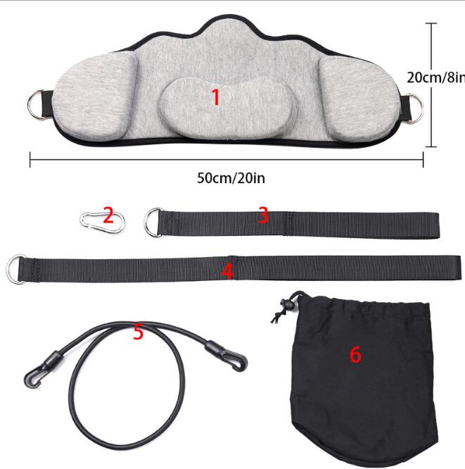 Portable Adults Neck Hammock Set Office Neck Rest Stretcher Relieves Travel Memory Foam Pillow + Mask Accessories Neck Hammock - V.I.P Digital Presence