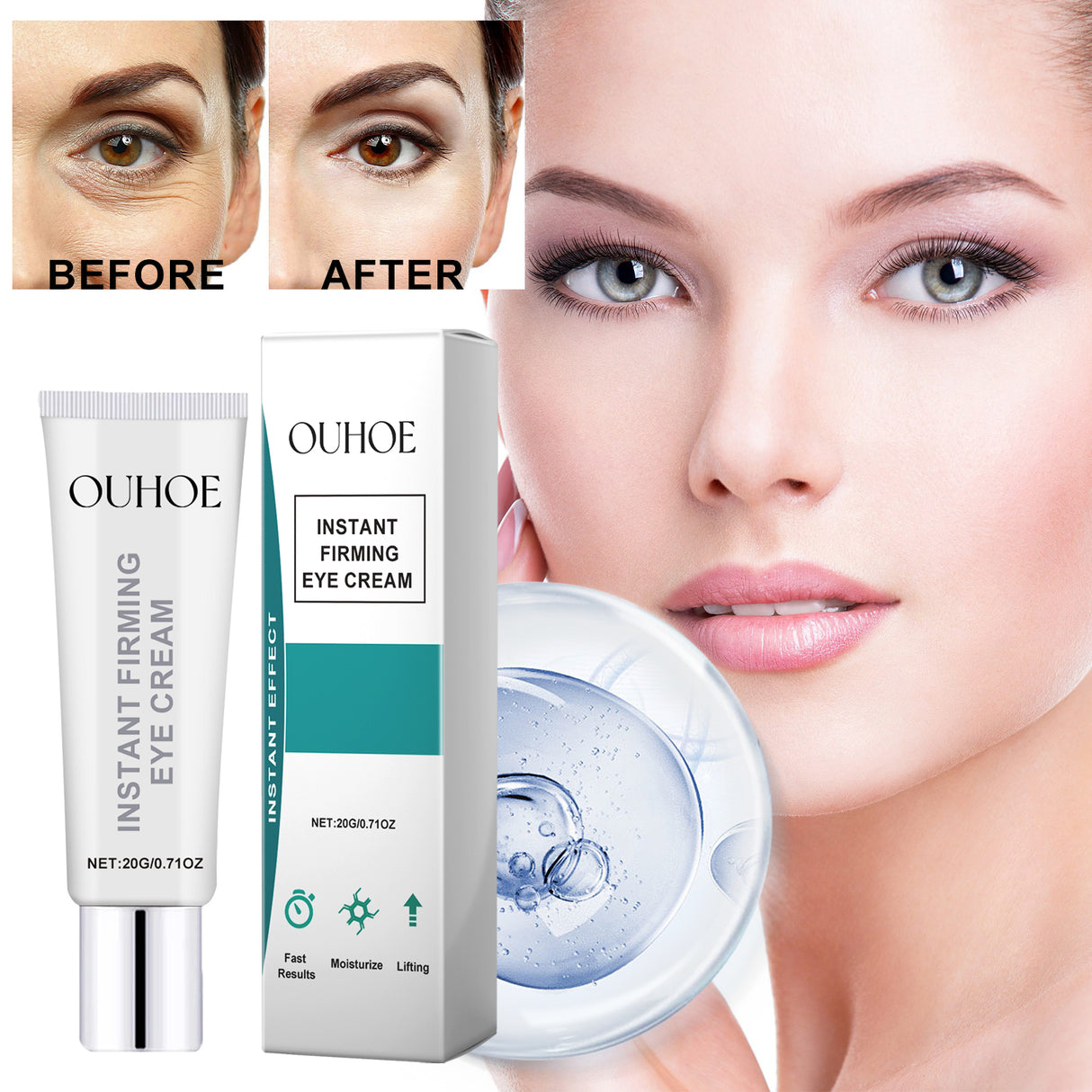 Instant Firming Eye Cream, Elastic Tightens Eye Skin Moisturizing Treatment To Reduce Fine Lines And Dark Circles Under The Eyes - V.I.P Digital Presence