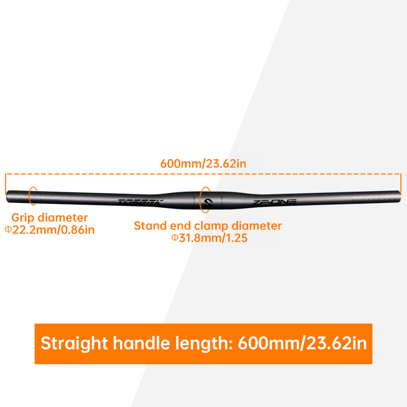 TOSEEK Carbon Fiber MTB Handlebar, 31.8mm, One-piece, Swallow-shaped - Ideal for Mountain Bikes - V.I.P Digital Presence