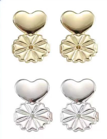 Adjustable 925 Sterling Silver Earring Backs Replacements for Heavy Earrings Hypoallergenic Support for Earrings - V.I.P Digital Presence