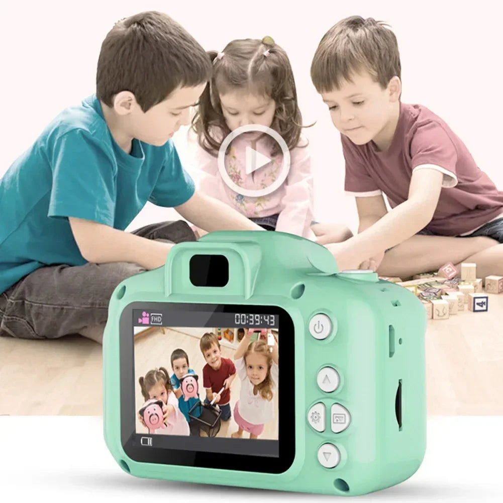 Mini Children Camera X2 Digital Vintage Camera Educational Toys Kids Projection Video Camera Outdoor Photography Toy Gifts - V.I.P Digital Presence