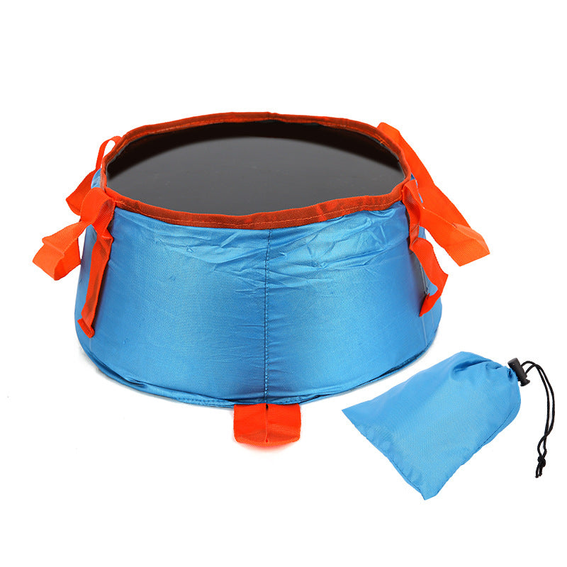 Outdoor Folding Bucket, Portable Water Tank, Large Capacity Water Storage Bag, Mountain Camping, Travel, Washbasin - V.I.P Digital Presence