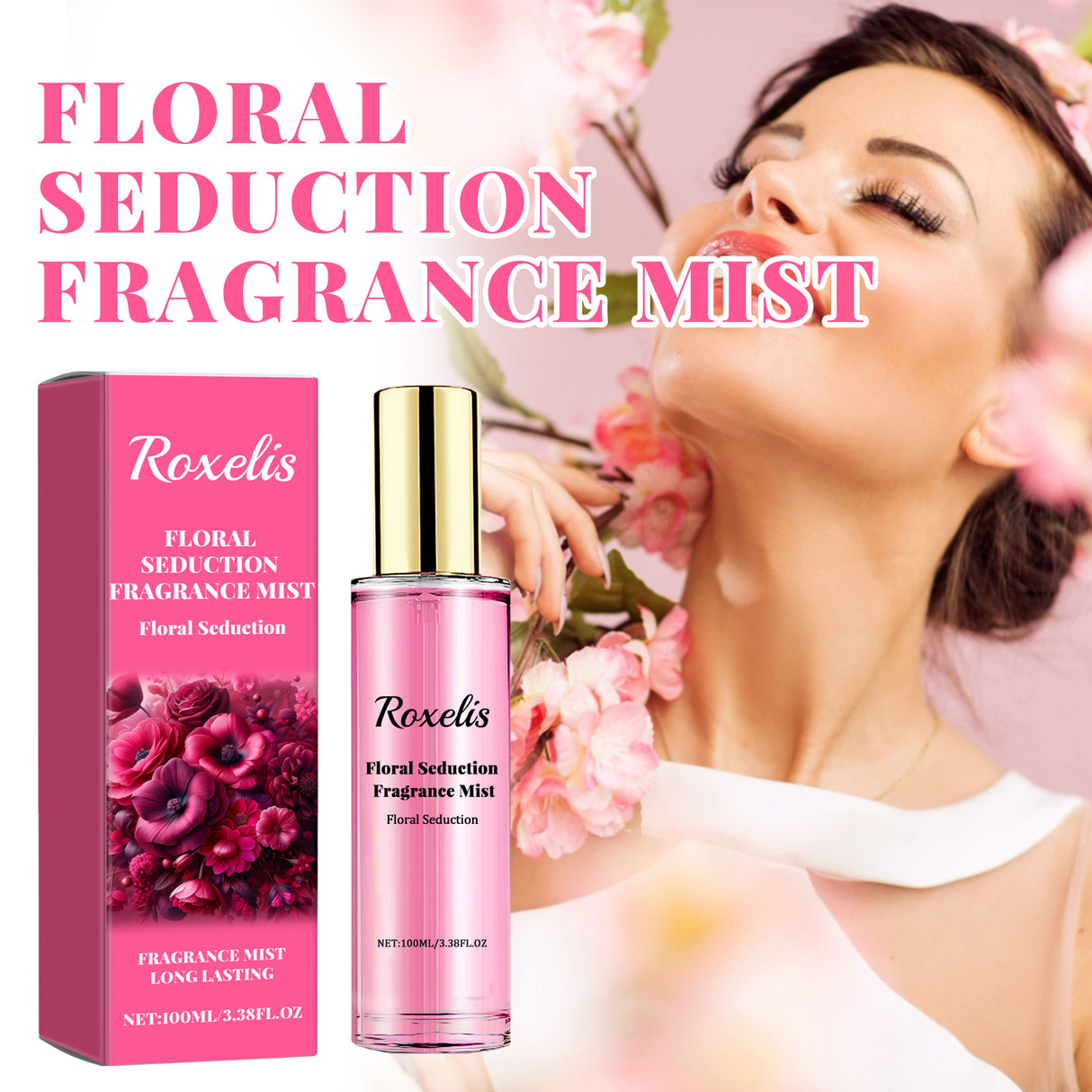 Floral Seduction Fragrance Mist, Lasting Fragrance Fresh And Natural Couples Date With Fragrance To Bring Atmosphere Encounter - V.I.P Digital Presence