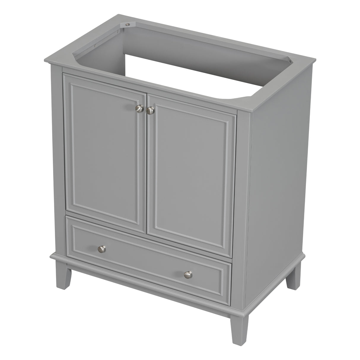 30 inch bathroom vanity no sink base only gray - V.I.P Digital Presence