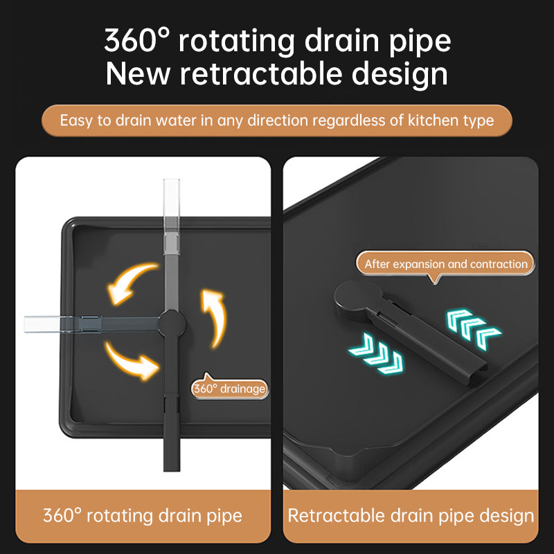 2024 Kitchen Dish Drying Rack with Adjustable Stainless Steel Organizer - V.I.P Digital Presence
