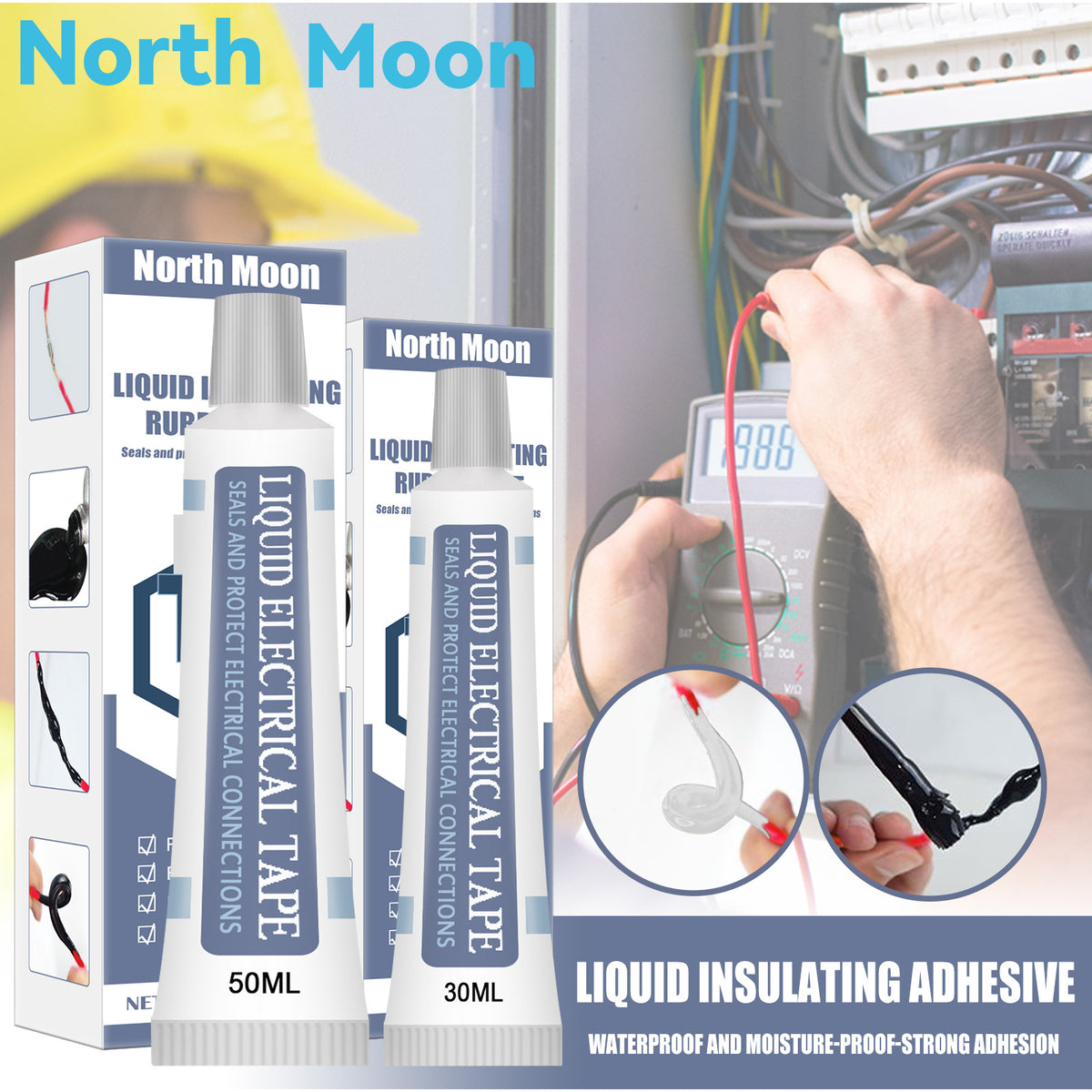 Liquid Insulating Tape Instead Of Heat-Receiving Tube Circuit Board Waterproof Bonding Flame Retardant High Temperature Resistant Battery Sealant - V.I.P Digital Presence