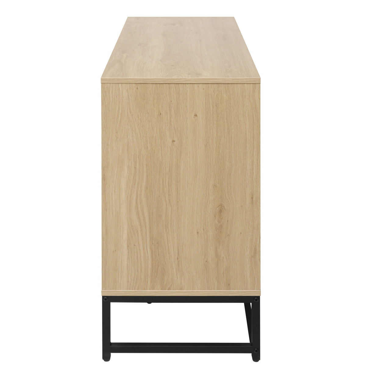 Engraved 3-door side panel with LED, self-service cabinet storage cabinet, modern coffee bar cabinet with adjustable shelf - V.I.P Digital Presence