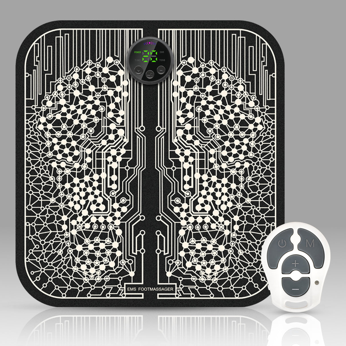 The Latest Remote Control With Patch Ems Tens Smart Shiatsu Foot Massager Muscle Stimulator Vibration Massage Pad - V.I.P Digital Presence