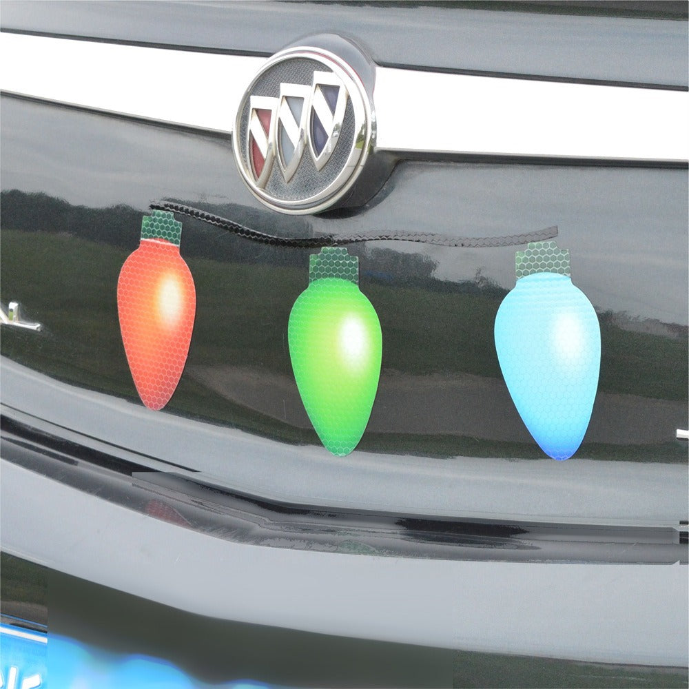 Reflective honeycomb lattice soft magnetic car sticker Easter Easter egg rabbit Santa Claus - V.I.P Digital Presence