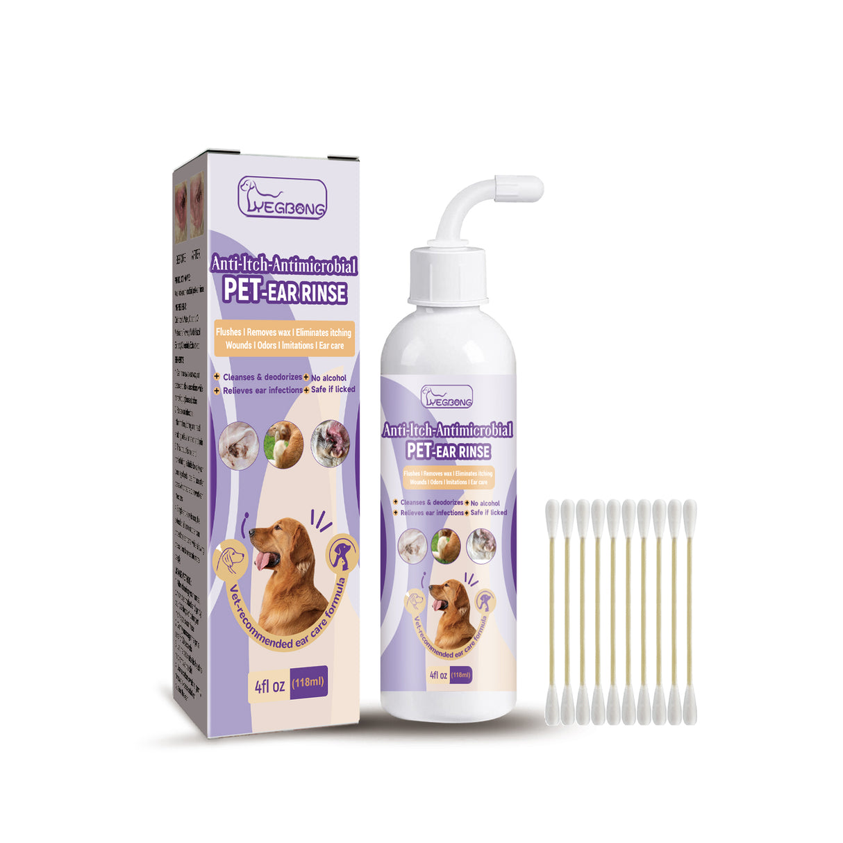 Pet Ear Cleaner, Cats And Dogs Relieves Ear Canal Odors Cleaning Earwax Ear Wash Drops - V.I.P Digital Presence