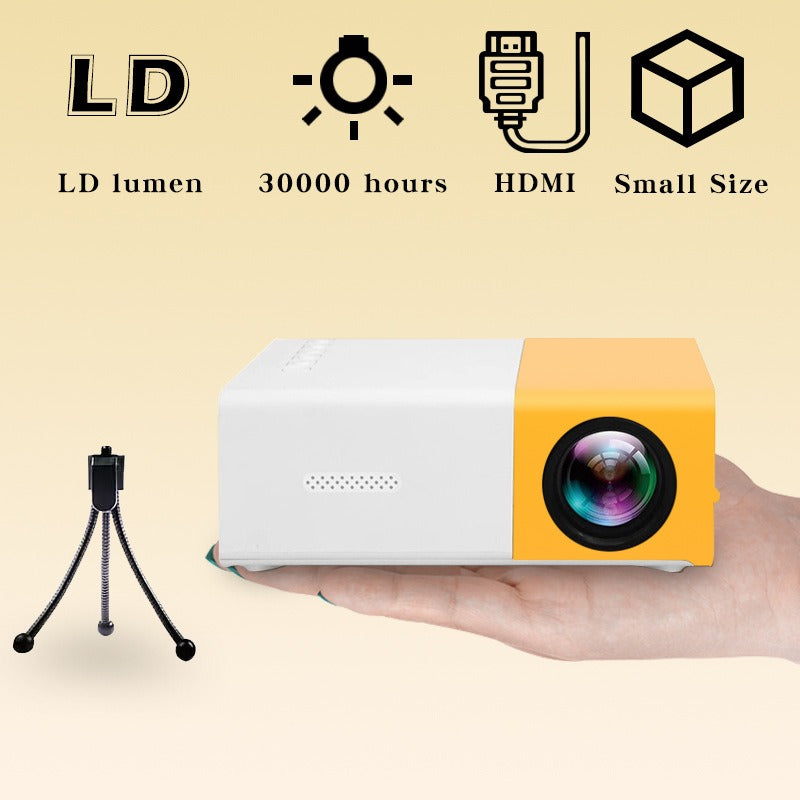 1pc Portable Movie Projector with WiFi, HDMI, USB, and iOS/Android Compatibility - Perfect for Meetings, Office, School, Team Bu - V.I.P Digital Presence