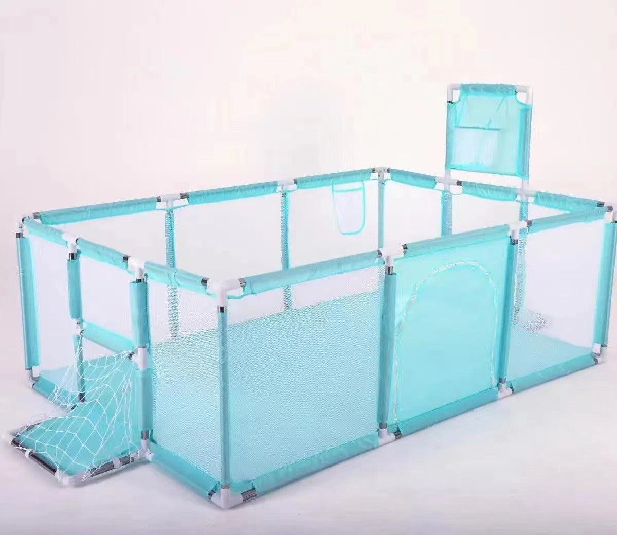 Children's fence baby basketball fence safety stainless steel playpen children's ball pit baby indoor playground baby park fence - V.I.P Digital Presence