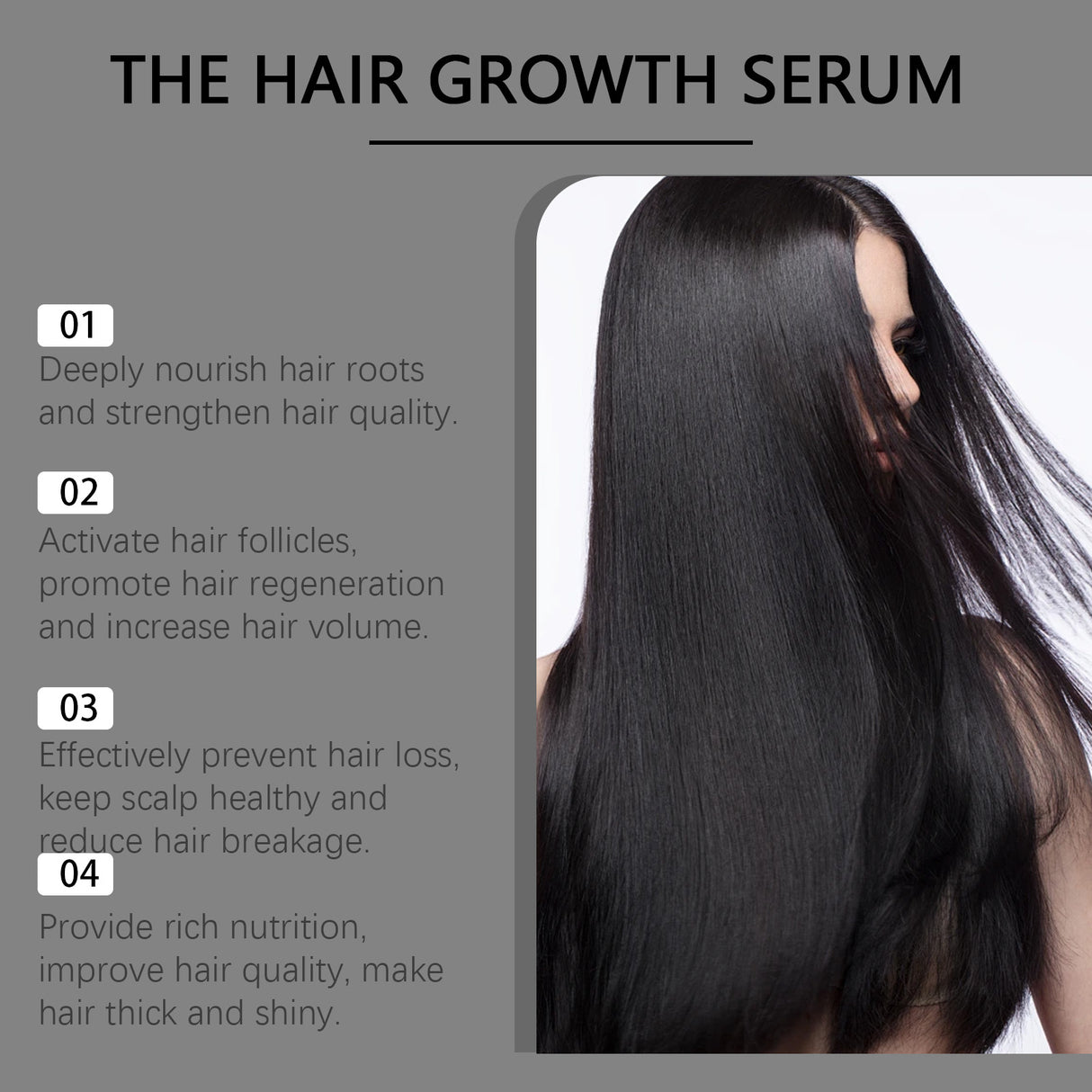 Hair Care Serum Nourishes Hair Follicles, Moisturizes Scalp, And Rejuvenates Hair - V.I.P Digital Presence
