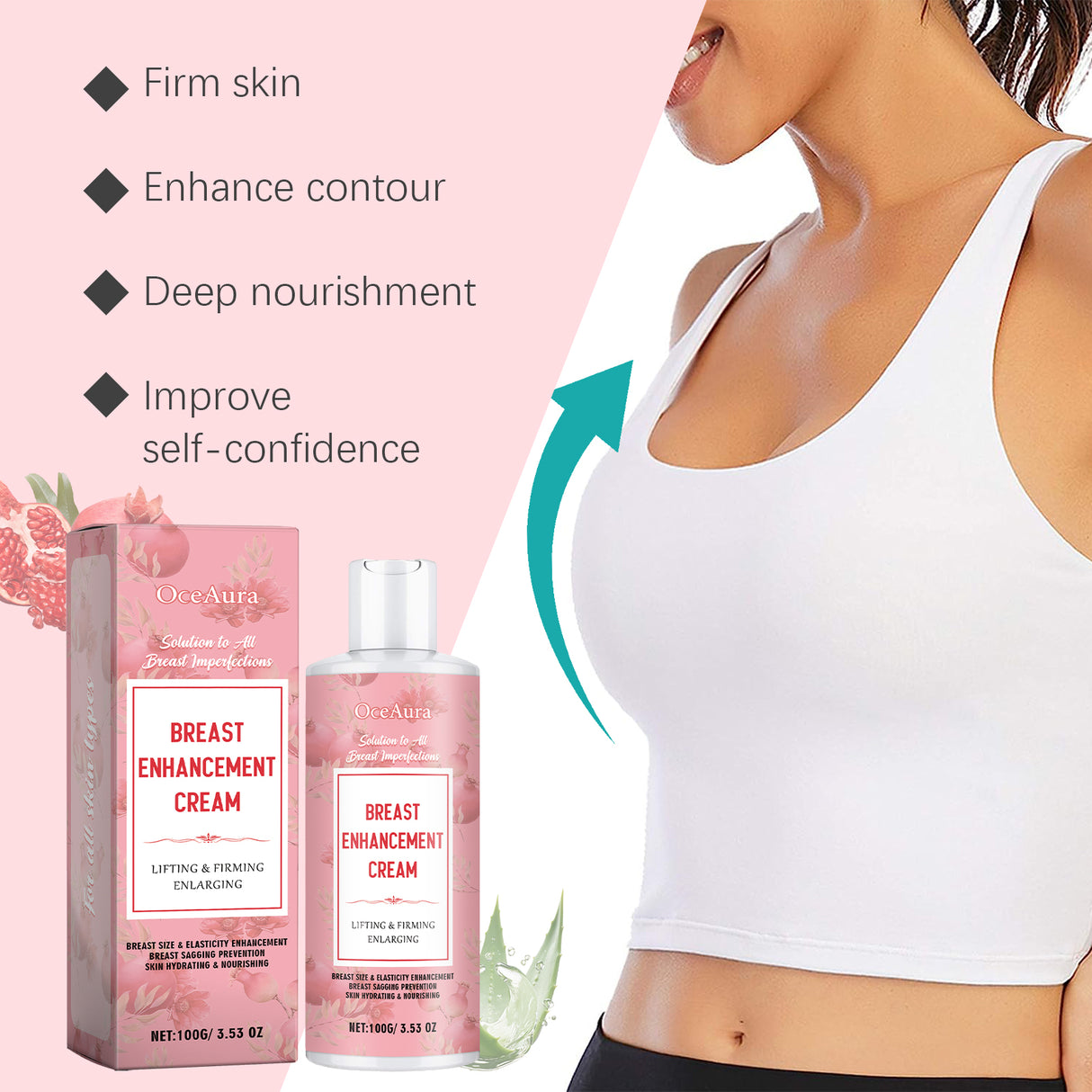 Chest Nourishing Cream Massage Treatment Moisturizes And Moisturizes Elastic Skin Chest Curing Cream - V.I.P Digital Presence