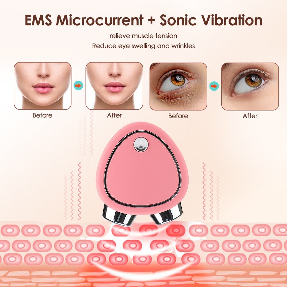 Microcurrent lifting face beauty instrument facial massager roller face thinning instrument firming face massager - V.I.P Digital Presence