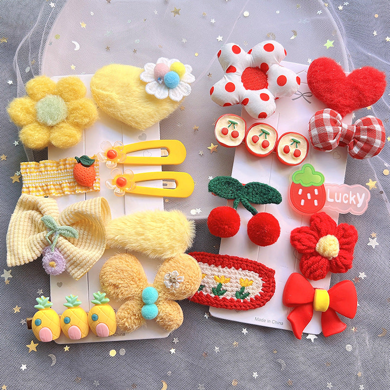 Children's Plush Hair Clip Autumn and Winter New Hair Accessories Little Girls' Hair Clip Cute Headwear - V.I.P Digital Presence