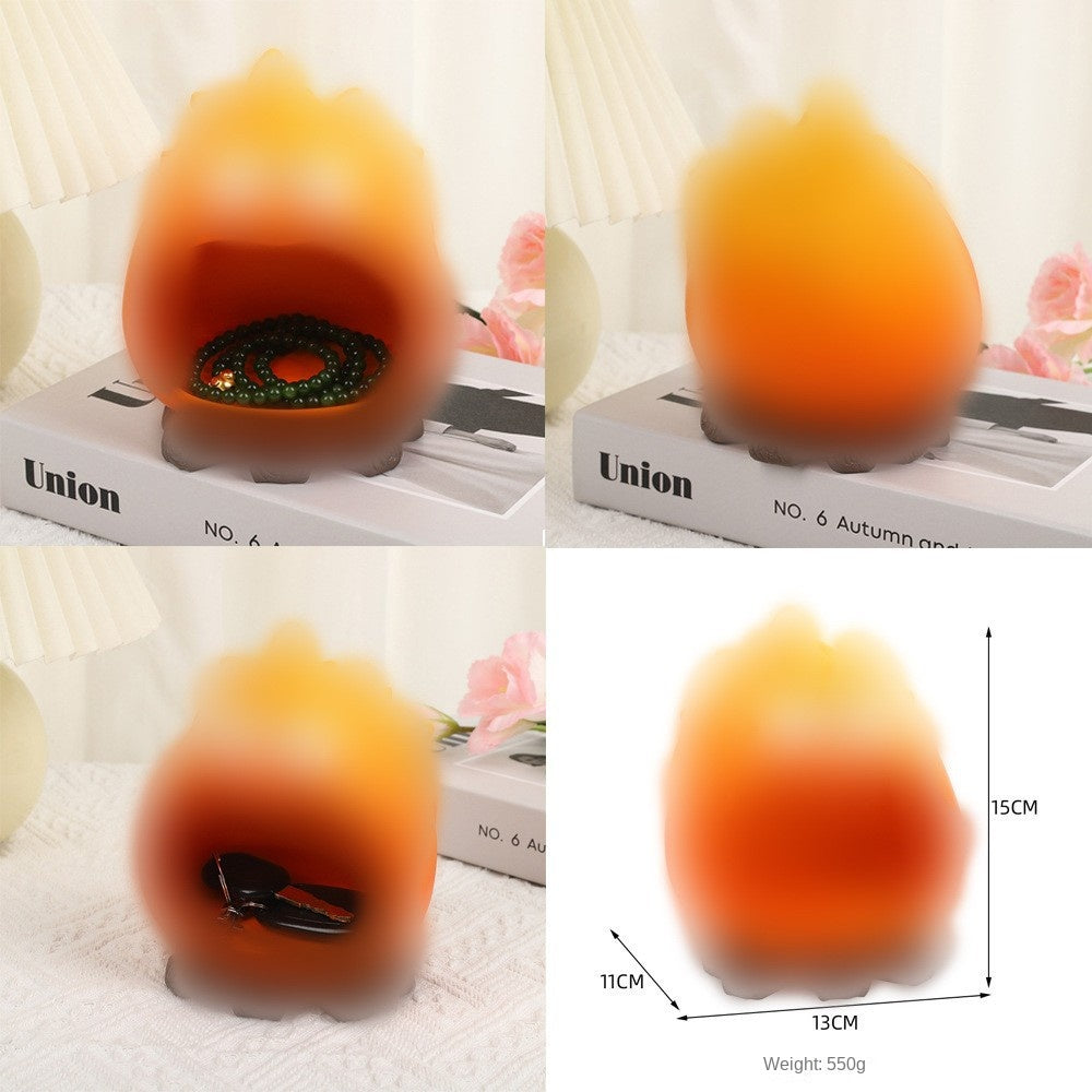 Cassiopeia Flame Creative Cute Entryway Key Storage Tray Home Desktop Decoration Resin Craft - V.I.P Digital Presence