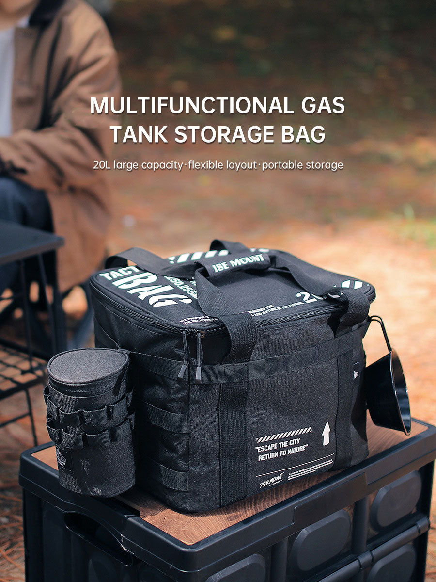 Outdoor Large Capacity Storage Bag 20L Set Pot Cooker Collision Resistant Multifunctional Portable Gas Tank Storage Bag Camping - V.I.P Digital Presence