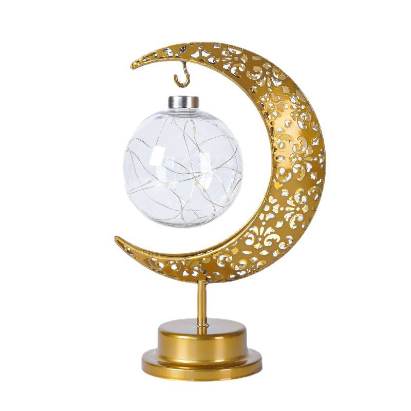 Christmas Gift Moon Lamp Ball Lamp Star Moon Lamp Muslim Festival Decorative Lamp Bedroom Desk Lamp Atmosphere Shaped Lamp - V.I.P Digital Presence