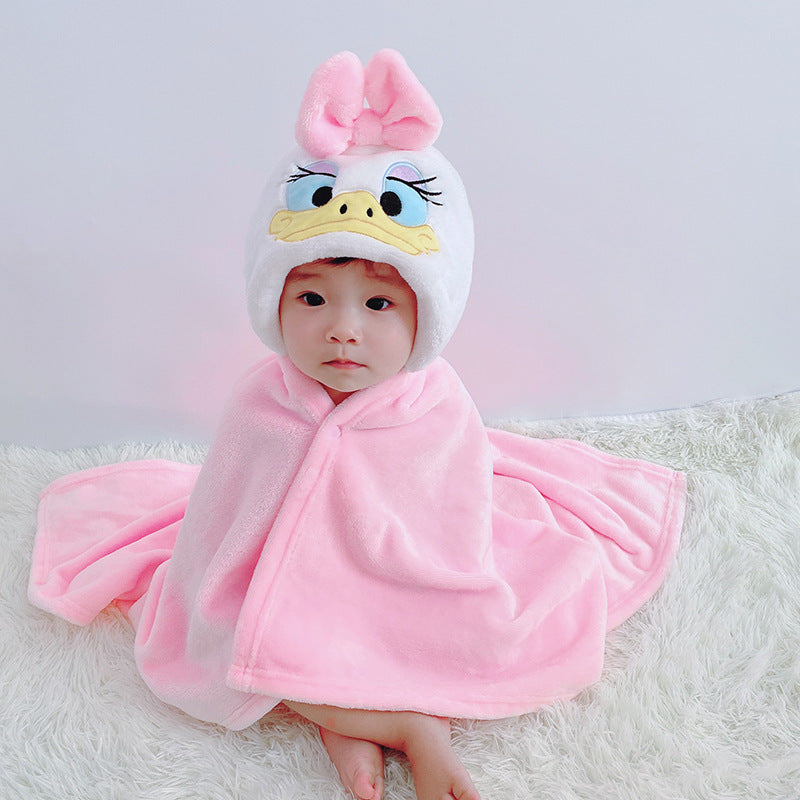Infant Baby Cloak Cloak Quilt Multi-style Cartoon Flannel Quilt
