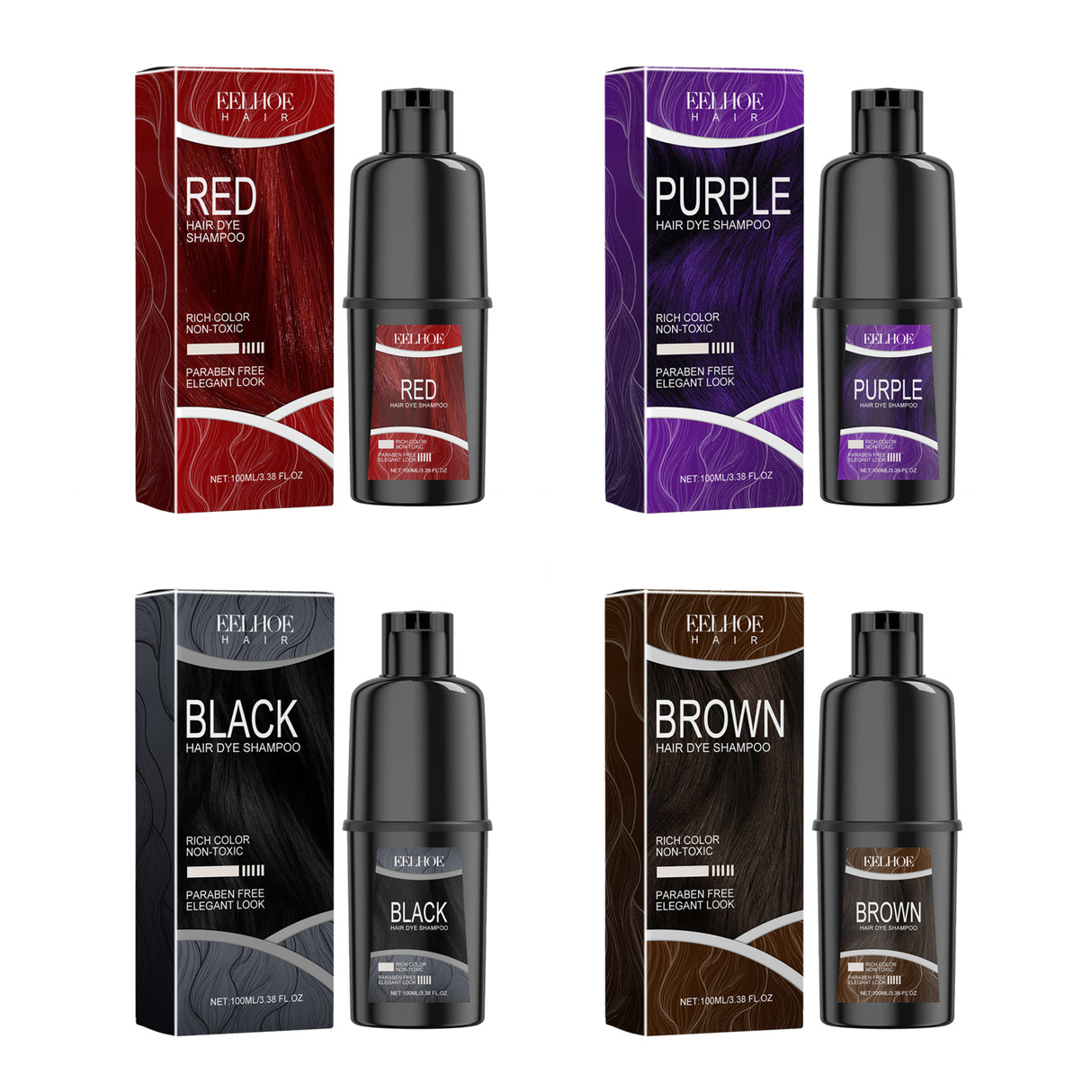Hair Dye Shampoo, Hair Dye Shampoo Herbal Extract Maintenance Lasting Color Healthy Hair Dye - V.I.P Digital Presence