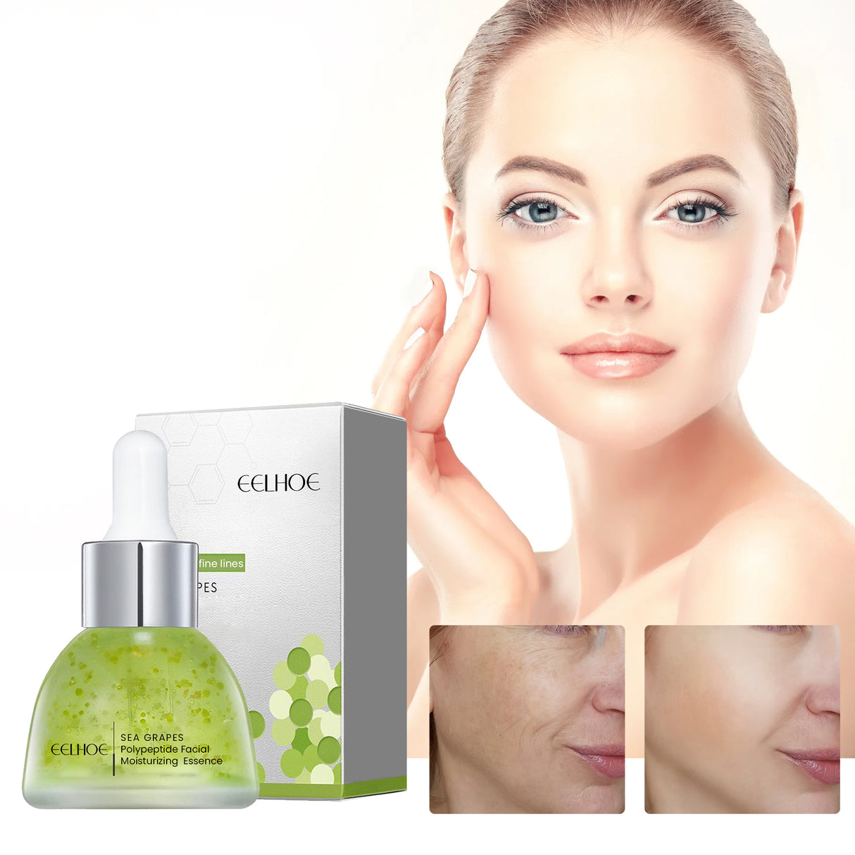 Sea Grape Multi-Skin Anti-Wrinkle Essence Reduces Wrinkles, Anti-Aging And Firming Facial Skin