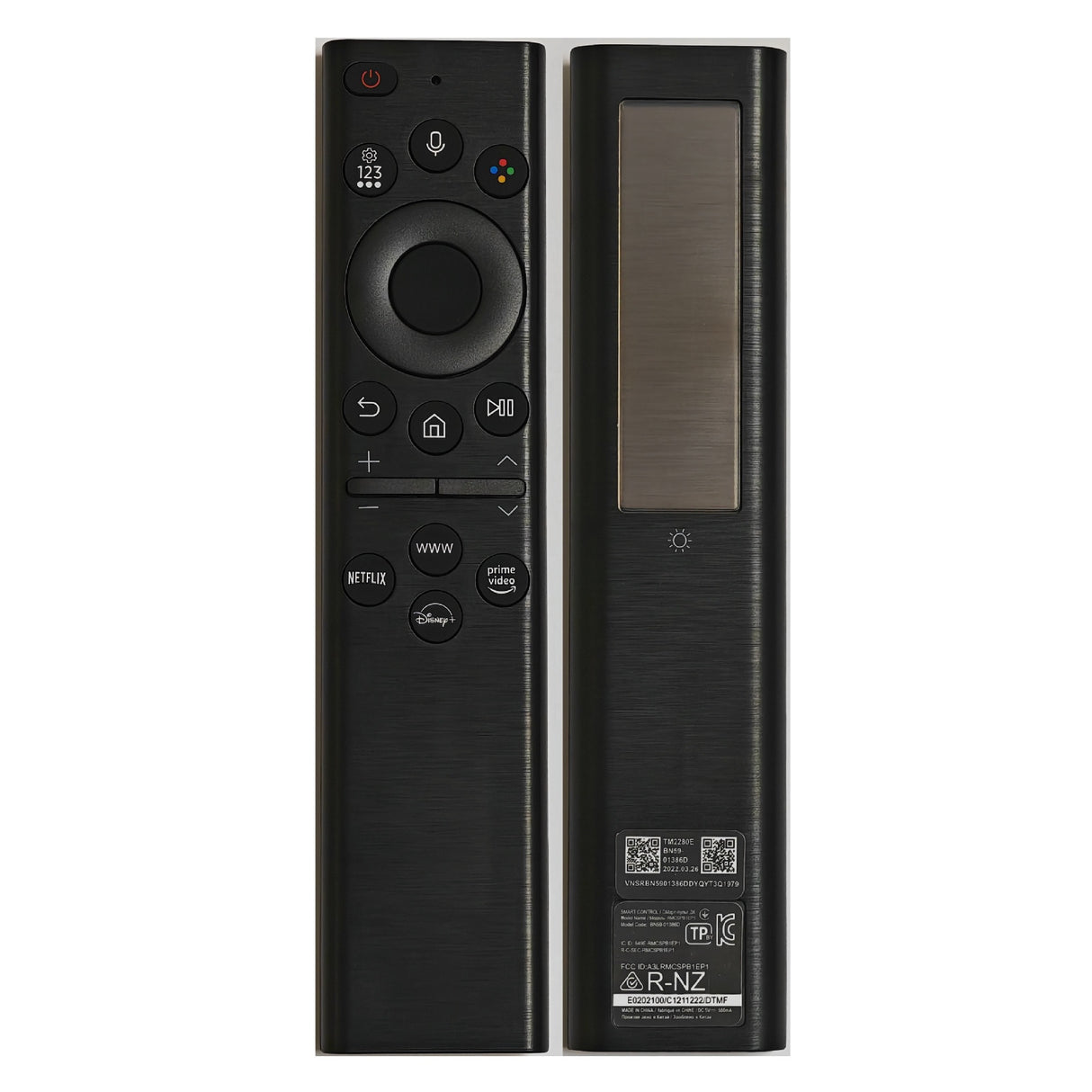 Samsung Solar Bluetooth Voice TV Remote Control BN59-01385A Upgraded Premium Version - V.I.P Digital Presence